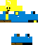 Minecraft skin texture, 64x64 pixels