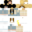 Minecraft skin texture, 64x64 pixels