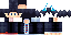 Minecraft skin texture, 64x32 legacy pixels