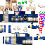 Minecraft skin texture, 64x64 pixels