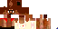Minecraft skin texture, 64x32 legacy pixels