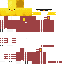 Minecraft skin texture, 64x64 pixels