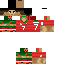 Minecraft skin texture, 64x64 pixels