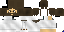 Minecraft skin texture, 64x32 legacy pixels