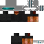 Minecraft skin texture, 64x64 pixels
