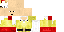 Minecraft skin texture, 64x32 legacy pixels