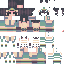 Minecraft skin texture, 64x64 pixels
