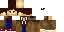 Minecraft skin texture, 64x32 legacy pixels