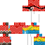 Minecraft skin texture, 64x64 pixels
