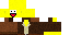 Minecraft skin texture, 64x32 legacy pixels