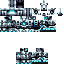 Minecraft skin texture, 64x64 pixels