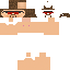 Minecraft skin texture, 64x64 pixels