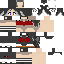Minecraft skin texture, 64x64 pixels