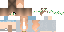Minecraft skin texture, 64x32 legacy pixels