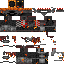 Minecraft skin texture, 64x64 pixels