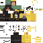 Minecraft skin texture, 64x64 pixels