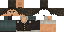 Minecraft skin texture, 64x32 legacy pixels