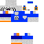 Minecraft skin texture, 64x64 pixels