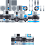 Minecraft skin texture, 64x64 pixels