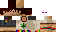 Minecraft skin texture, 64x32 legacy pixels