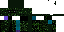 Minecraft skin texture, 64x32 legacy pixels