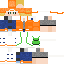 Minecraft skin texture, 64x64 pixels