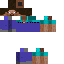Minecraft skin texture, 64x64 pixels