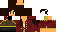 Minecraft skin texture, 64x32 legacy pixels