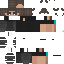 Minecraft skin texture, 64x64 pixels