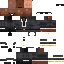 Minecraft skin texture, 64x64 pixels