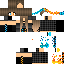 Minecraft skin texture, 64x64 pixels
