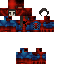 Minecraft skin texture, 64x64 pixels