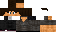 Minecraft skin texture, 64x32 legacy pixels