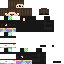 Minecraft skin texture, 64x64 pixels