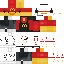Minecraft skin texture, 64x64 pixels