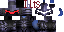 Minecraft skin texture, 64x32 legacy pixels