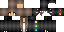 Minecraft skin texture, 64x32 legacy pixels