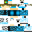 Minecraft skin texture, 64x64 pixels