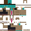 Minecraft skin texture, 64x64 pixels