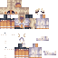 Minecraft skin texture, 64x64 pixels