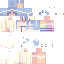 Minecraft skin texture, 64x64 pixels