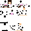 Minecraft skin texture, 64x64 pixels