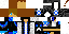Minecraft skin texture, 64x32 legacy pixels
