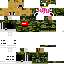 Minecraft skin texture, 64x64 pixels