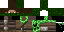 Minecraft skin texture, 64x32 legacy pixels