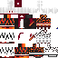 Minecraft skin texture, 64x64 pixels