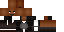 Minecraft skin texture, 64x32 legacy pixels