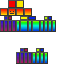 Minecraft skin texture, 64x64 pixels
