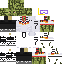 Minecraft skin texture, 64x64 pixels