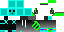 Minecraft skin texture, 64x32 legacy pixels